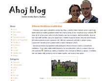 Tablet Screenshot of ahojblog.cz